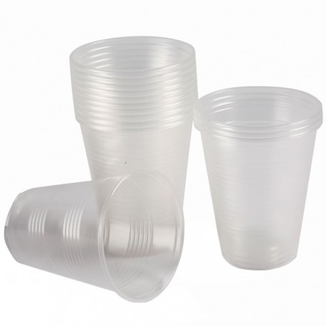 Şeffaf Plastik Otomat Bardağı Eko 180 ml 100'lü Paket