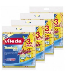 Vileda Sünger Bez 3'lü Eko Paket